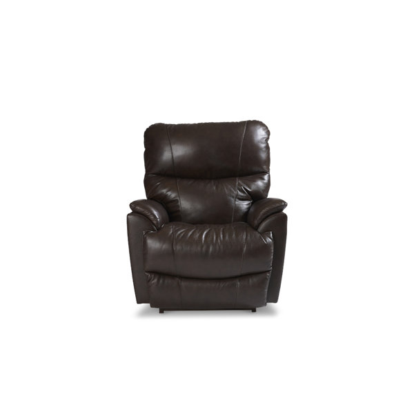 LaZBoy Trouper Leather Match Manual Rocking Recliner & Reviews Wayfair